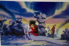 z６２　サイボーグ999セル画【タマラ女王を抱きしめるジョー】背景画付き