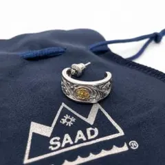 新品未使用 SAAD シェリダンカービング シルバー925 K24 ペンダント 