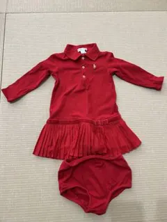 Ralph Lauren 赤 12M ポロシャツ ワンピース