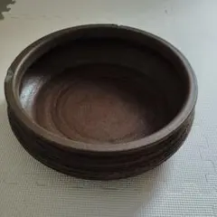 ○天目釉 アンティーク陶器 来客用灰皿 角田園作 - メルカリ