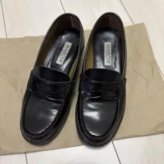 HARUTA ハルタ 4505 ローファー 黒 24cm 3E 通学 学生靴のサムネイル