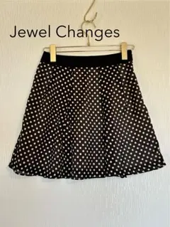 Jewel Changes ジュエルチェンジズ ドット フレアスカート ミニ Sのサムネイル