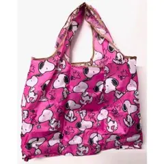 スヌーピー SNOOPY ピンク トートバッグ 鮮やかなカラー ☆★のサムネイル
