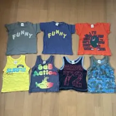 最終価格❣️e.a.ＢベビーTシャツ・タンクトップ80cm 7点まとめ売り