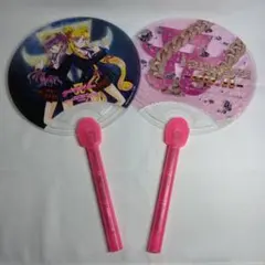 キャンディキャンディ うちわ2本セット 昭和レトロ ビンテージ 希少品