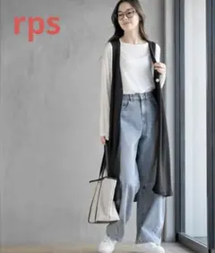 お値下げr.p.s ＢＡＣＫロングジレ レディース