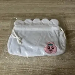 【未開封】おぱんちゅうさぎ 可哀想に！ パンツ型ポーチ ホワイト 巾着 ポーチ