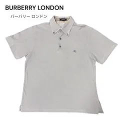 美品BURBERRY バーバリー ロンドン 半袖ポロシャツ ノバチェック L