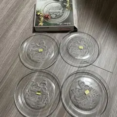 アルコロックガラス皿　4枚フランス製