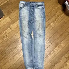 早い者勝ちPURPLE スキニーデニム 29 - メルカリ
