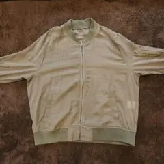 カーキ ジップアップジャケット春夏