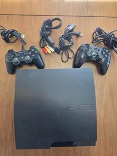 【動作確認済み】PS3 本体 CECH-3000A 最終型 コントローラー2個付
