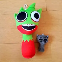 スプランキーぬいぐるみ オワックスフェーズ　ホラー、 グレーのセット♪
