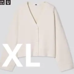 UNIQLO ユニクロ ミラノリブショートvネックカーディガン