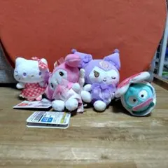 サンリオ　ぬいぐるみマスコット　まとめ売り　クロミ　ハンギョドン