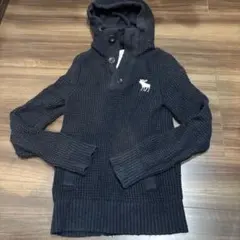 Abercrombie & Fitch フード付きセーター S ネイビー