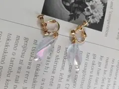 イヤリング　クリスタル　アクリル　ミックスカラー　カラフル