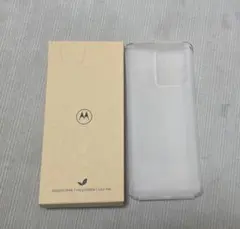 Motorola edge 40 透明カバー ケース 純正　未使用品のサムネイル