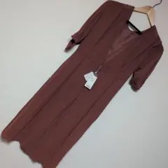 【未使用】KBF 2WAYガウン ワンピース ブラウン One