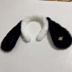 スヌーピー　カチューシャ 黒白
