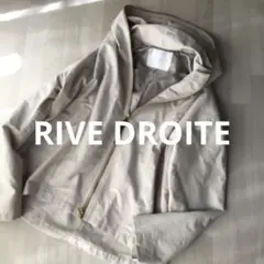 RIVE DROITE リヴドロワ　ジップアップブルゾン　パーカー　ベージュ系