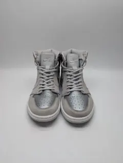 NIKE AIR JORDAN 1 MID グレー シルバー美品 26