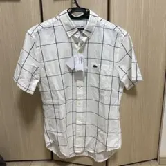 けんたうろす様専用Lacoste 半袖シャツ ホワイト チェック柄