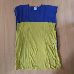 SOU SOU 貫頭衣 半袖 バイカラーのサムネイル