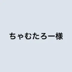 ちゃむたろー様専用ページ