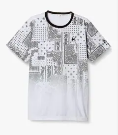 ルコックスポルティフ テニスウェアTシャツQTMQJA13ペイズリー