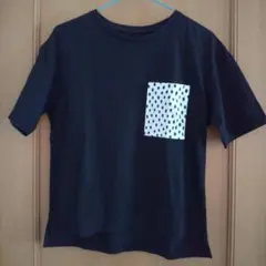 黒 半袖Tシャツ ポケット付き ユニクロ