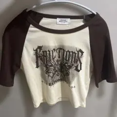 SPINNS ミニ丈 ラグランTシャツのサムネイル