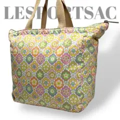 レスポートサックLESPORTSAC ハンドバッグ　ナイロン　花柄 ボストン
