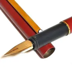 モンブラン MONTBLANC 万年筆 スリムライン ボルドー