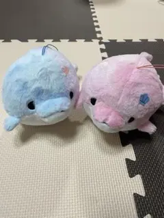ゆるいるか　ふわふわソーダカラー　ぬいぐるみ　BIG みいるか みいるかゆるいるかとなかまたちふわふわソーダカラーぬいぐるみ