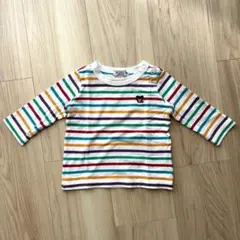 ミキハウス　ダブルビー　ボーダー　カットソー