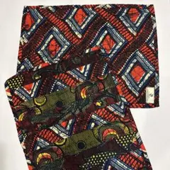 アフリカンファブリック　（タンザニア）ランチョンマット　2枚セット