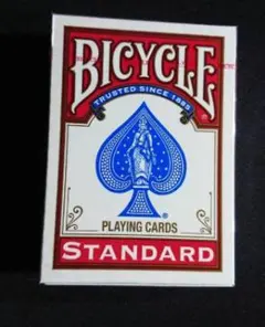 バイシクル　ワンウェイフォーシングデック　赤裏スペードＱ