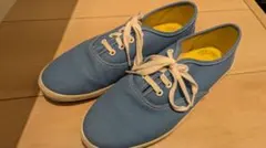 Keds 青いキャンバス レースアップスニーカーのサムネイル
