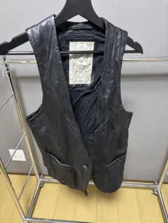 (最終値下げ)　CIVARIZE ブラックレザーベスト 最終値下げ) CIVARIZE ブラックレザーベスト - メルカリ