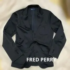 FRED PERRY ブラック テーラードジャケット M