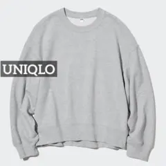 k0585 UNIQLO スウェットクルーネックシャツ グレー