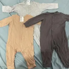 H&M 68サイズ ロンパース 3色セット