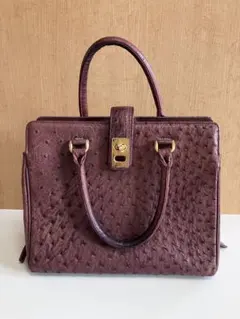 オーストリッチハンドバッグ中古品