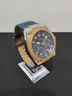【新品未使用品】GUESS クロノグラフ 腕時計 W1058G1 デニムのサムネイル