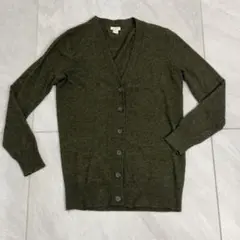 J.CREW オリーブグリーン カーディガン XS