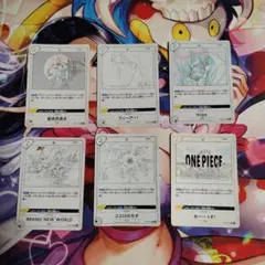 ワンピースカード 最高到達点・ウィーアー・あーーっす!等　音楽イベント6種セットのサムネイル