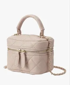 バニティバッグ レディース キルティング 2WAY ショルダーバッグ 斜めがけ