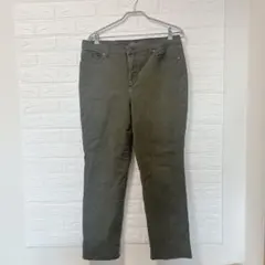オリーブグリーン スリムフィット チノパン 3L/4L