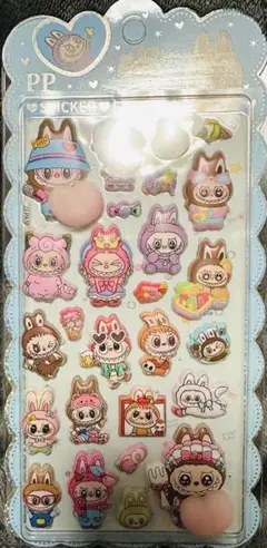 ラブブ　プニプニシールセット